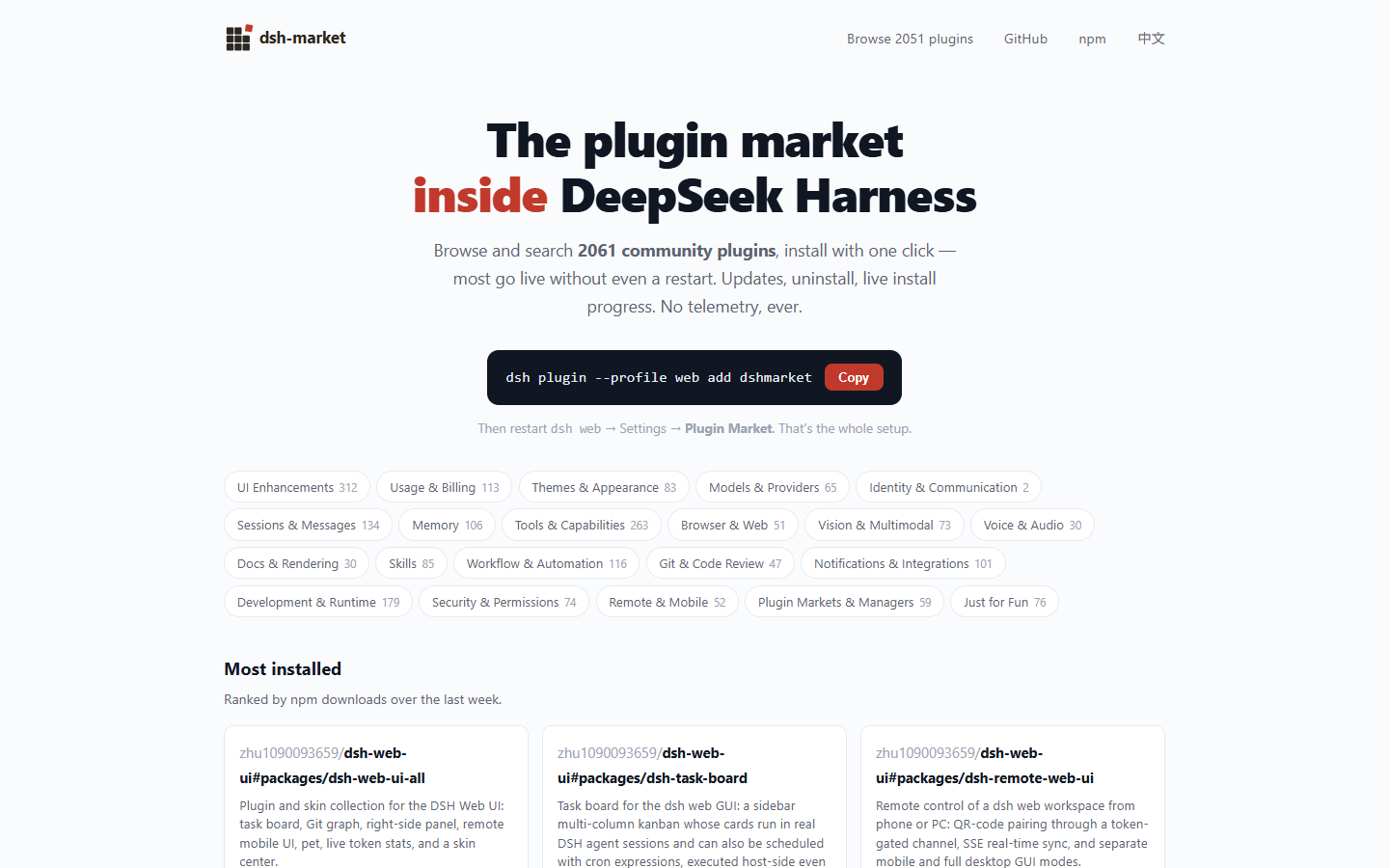 DSH Market 项目预览